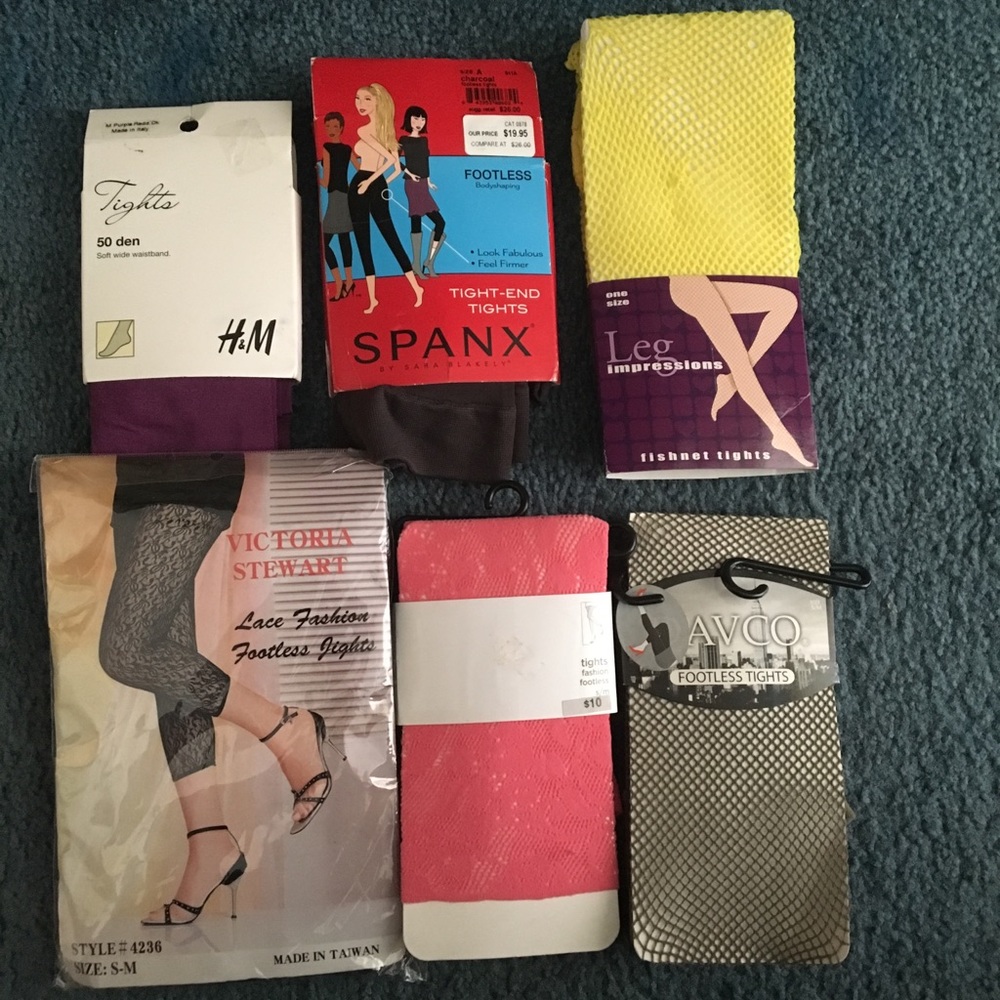 6 pairs of tights all brand new - Picture 1 of 7